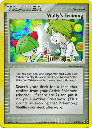 Wally's Training 85/106 (Emerald)  - Reverse Holofoil | Good Games Adelaide SA