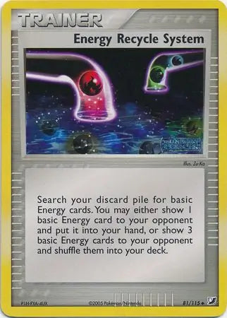 Energy Recycle System 81/115 (Unseen Forces)  - Reverse Holofoil | Good Games Adelaide SA