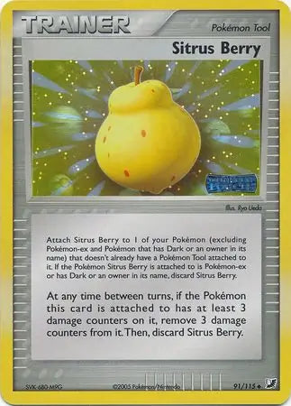 Sitrus Berry 91/115 (Unseen Forces)  - Reverse Holofoil | Good Games Adelaide SA
