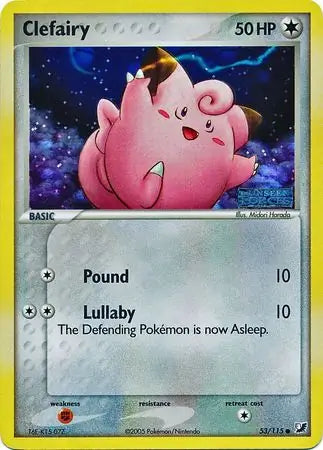 Clefairy 53/115 (Unseen Forces)  - Reverse Holofoil | Good Games Adelaide SA