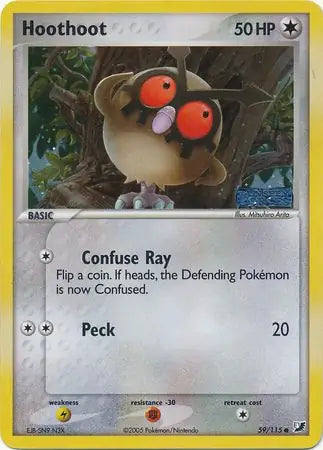 Hoothoot 59/115 (Unseen Forces)  - Reverse Holofoil | Good Games Adelaide SA
