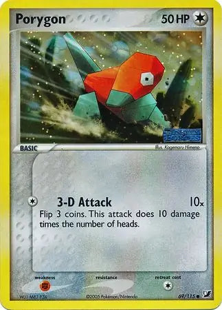 Porygon 69/115 (Unseen Forces)  - Reverse Holofoil | Good Games Adelaide SA