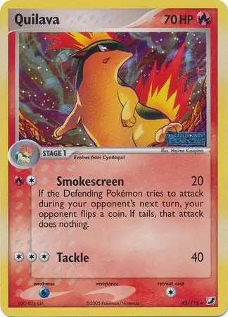 Quilava 45/115 (Unseen Forces)  - Reverse Holofoil | Good Games Adelaide SA