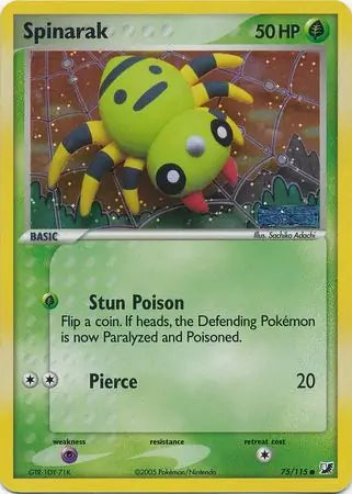 Spinarak 75/115 (Unseen Forces)  - Reverse Holofoil | Good Games Adelaide SA