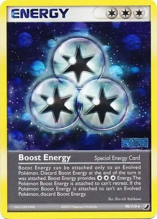 Boost Energy 98/115 (Unseen Forces)  - Reverse Holofoil | Good Games Adelaide SA