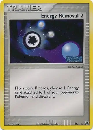 Energy Removal 2 82/115 (Unseen Forces)  - Reverse Holofoil | Good Games Adelaide SA