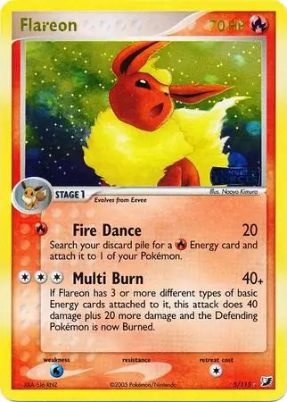Flareon 5/115 (Unseen Forces)  - Reverse Holofoil | Good Games Adelaide SA