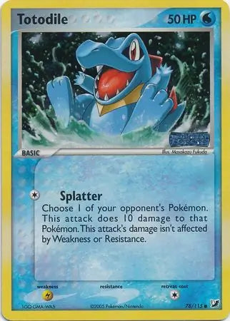 Totodile 78/115 (Unseen Forces)  - Reverse Holofoil | Good Games Adelaide SA