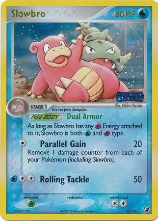 Slowbro 13/115 (Unseen Forces)  - Reverse Holofoil | Good Games Adelaide SA