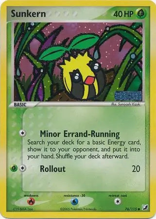 Sunkern 76/115 (Unseen Forces)  - Reverse Holofoil | Good Games Adelaide SA