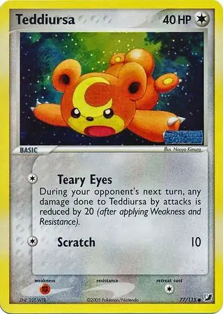 Teddiursa 77/115 (Unseen Forces)  - Reverse Holofoil | Good Games Adelaide SA
