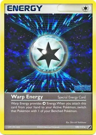 Warp Energy 100/115 (Unseen Forces)  - Reverse Holofoil | Good Games Adelaide SA