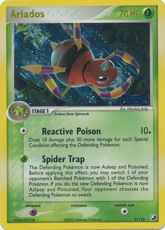 Ariados 2/115 (Unseen Forces)  - Reverse Holofoil | Good Games Adelaide SA