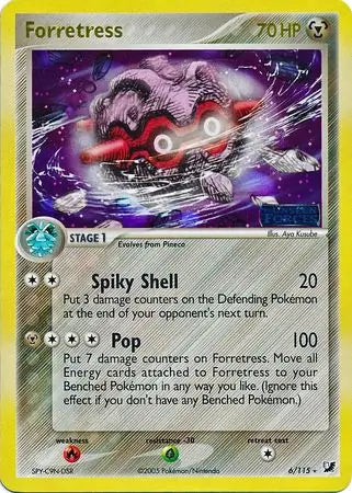 Forretress 6/115 (Unseen Forces)  - Reverse Holofoil | Good Games Adelaide SA