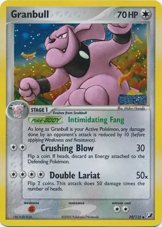 Granbull 39/115 (Unseen Forces)  - Reverse Holofoil | Good Games Adelaide SA