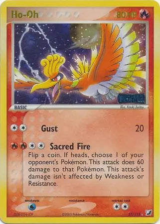 Ho-Oh 27/115 (Unseen Forces)  - Reverse Holofoil | Good Games Adelaide SA