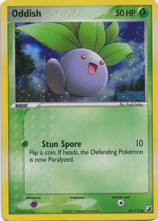 Oddish 64/115 (Unseen Forces)  - Reverse Holofoil | Good Games Adelaide SA