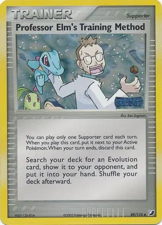Professor Elm's Training Method 89/115 (Unseen Forces)  - Reverse Holofoil | Good Games Adelaide SA
