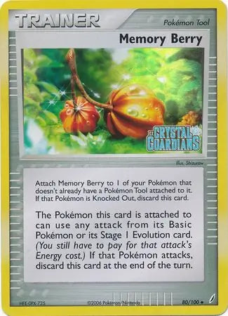 Memory Berry 80/100 (Crystal Guardians)  - Reverse Holofoil | Good Games Adelaide SA