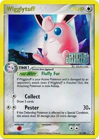 Wigglytuff 13/100 (Crystal Guardians)  - Reverse Holofoil | Good Games Adelaide SA