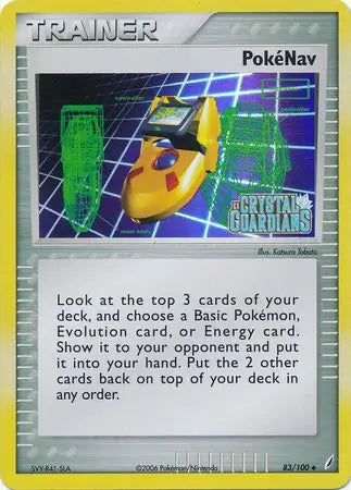 Pokenav 83/100 (Crystal Guardians)  - Reverse Holofoil | Good Games Adelaide SA