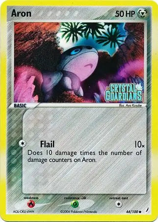Aron 44/100 (Crystal Guardians)  - Reverse Holofoil | Good Games Adelaide SA