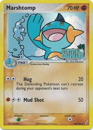 Marshtomp  38/100 (Crystal Guardians)  - Reverse Holofoil | Good Games Adelaide SA