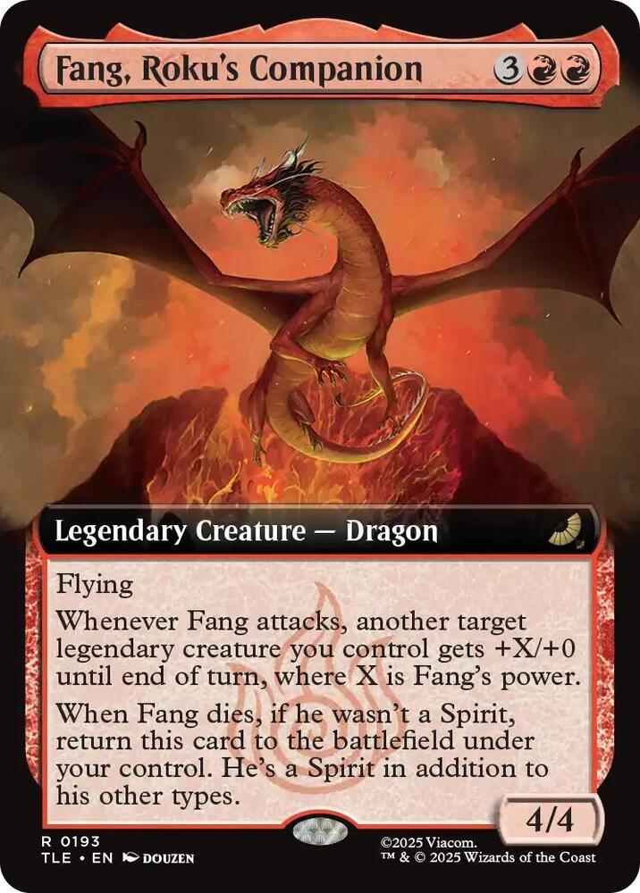 Fang Rokus Companion Extended Art 193 (Avatar: The Last Airbender: Eternal-Legal)  - Foil | Good Games Adelaide SA