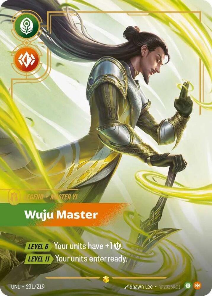 Master Yi - Wuju Master 231/219 (Unleashed)  - Foil | Good Games Adelaide SA