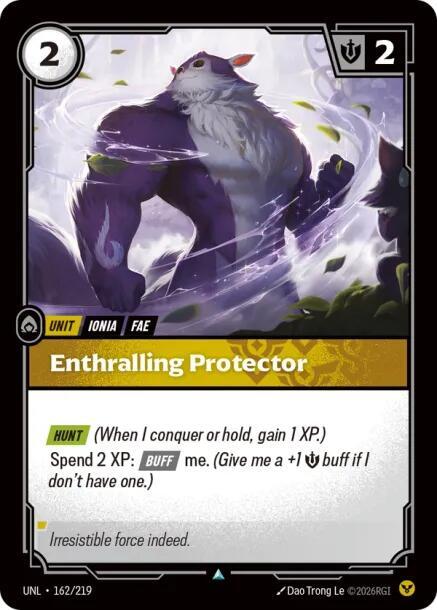 Enthralling Protector 162/219 (Unleashed)  - Foil | Good Games Adelaide SA