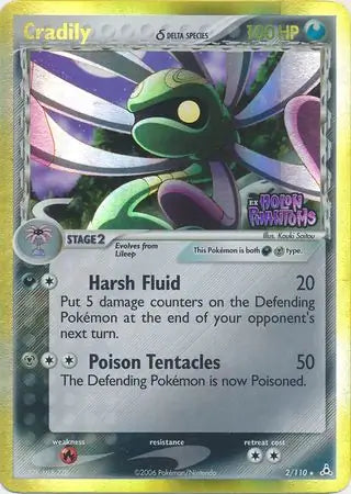 Cradily Delta Species 2/110 (Holon Phantoms)  - Reverse Holofoil | Good Games Adelaide SA