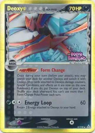 Deoxys Delta Species Attack Forme 3/110 (Holon Phantoms)  - Reverse Holofoil | Good Games Adelaide SA