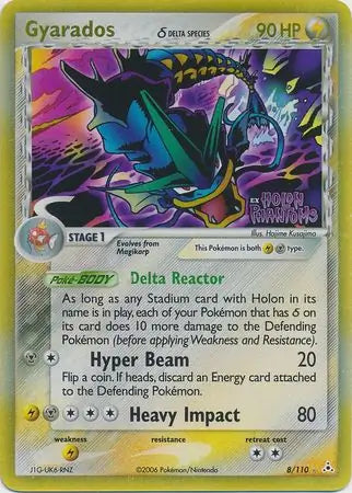 Gyarados Delta Species 8/110 (Holon Phantoms)  - Reverse Holofoil | Good Games Adelaide SA