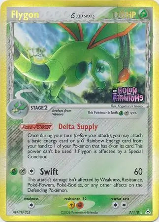 Flygon Delta Species 7/110 (Holon Phantoms)  - Reverse Holofoil | Good Games Adelaide SA