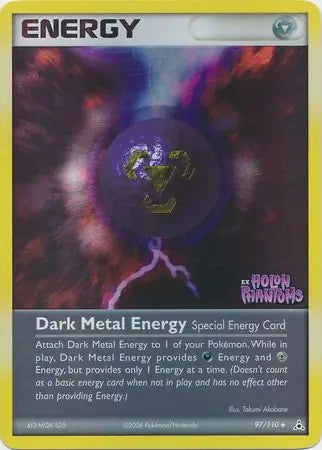Dark Metal Energy 97/110 (Holon Phantoms)  - Reverse Holofoil | Good Games Adelaide SA
