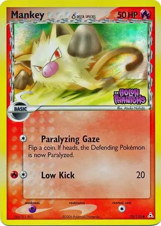 Mankey Delta Species 70/110 (Holon Phantoms)  - Reverse Holofoil | Good Games Adelaide SA