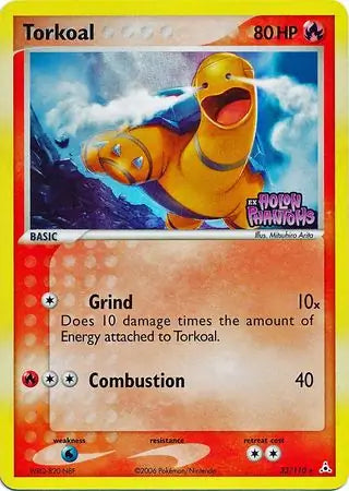 Torkoal 33/110 (Holon Phantoms)  - Reverse Holofoil | Good Games Adelaide SA