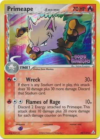 Primeape Delta Species 50/110 (Holon Phantoms)  - Reverse Holofoil | Good Games Adelaide SA