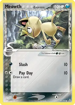 Meowth Delta Species 71/110 (Holon Phantoms)  | Good Games Adelaide SA