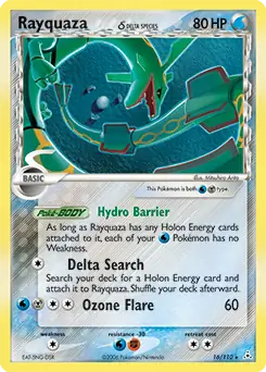 Rayquaza Delta Species 16/110 (Holon Phantoms)  - Holofoil | Good Games Adelaide SA