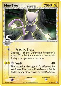 Mewtwo Delta Species 24/110 (Holon Phantoms)  | Good Games Adelaide SA