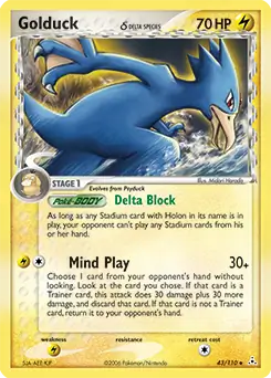Golduck Delta Species 43/110 (Holon Phantoms)  | Good Games Adelaide SA