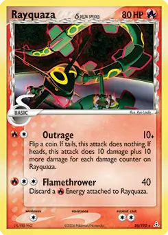 Rayquaza Delta Species 26/110 (Holon Phantoms)  | Good Games Adelaide SA