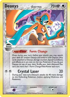 Deoxys Delta Species Normal Forme 5/110 (Holon Phantoms)  - Holofoil | Good Games Adelaide SA