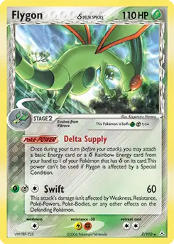 Flygon Delta Species 7/110 (Holon Phantoms)  - Holofoil | Good Games Adelaide SA