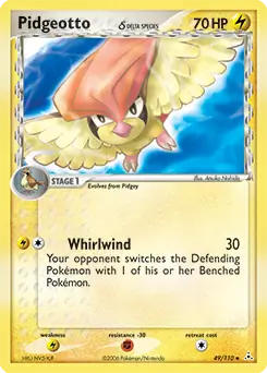 Pidgeotto Delta Species 49/110 (Holon Phantoms)  | Good Games Adelaide SA