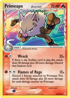 Primeape Delta Species 50/110 (Holon Phantoms)  | Good Games Adelaide SA