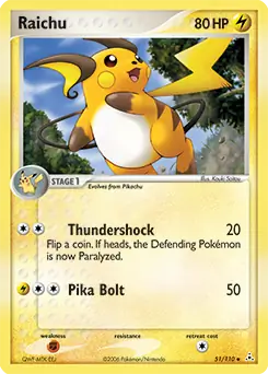 Raichu 51/110 (Holon Phantoms)  | Good Games Adelaide SA