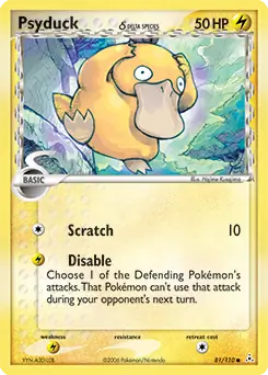 Psyduck Delta Species 81/110 (Holon Phantoms)  | Good Games Adelaide SA