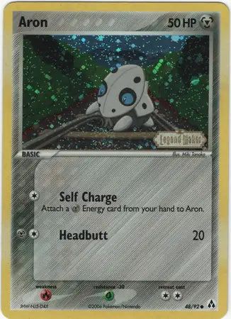 Aron 48/92 (Legend Maker)  - Reverse Holofoil | Good Games Adelaide SA